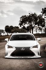 Lexus RC200t F-Sport on Vossen Wheels (ML-X3) 2018 года